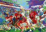 Leroy Neiman Post Season Football Classic painting